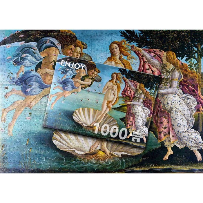 Enjoy Puzzle - 1194 - Sandro Botticelli: The Birth of Venus - 1000 db-os puzzle
