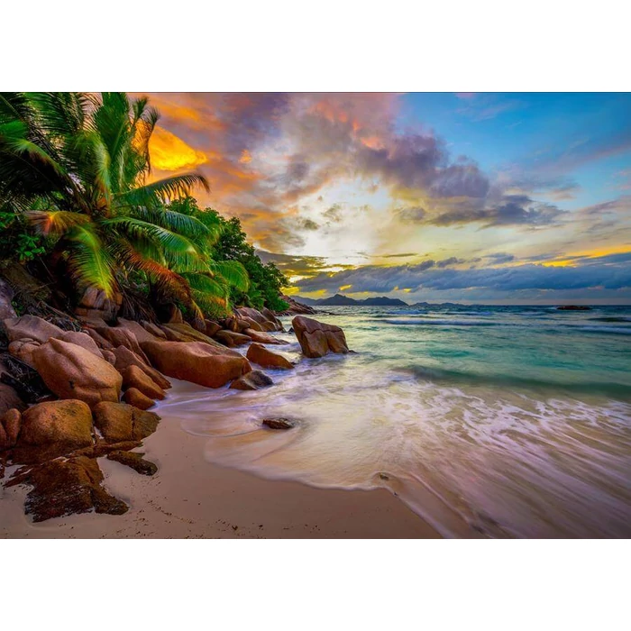 Enjoy Puzzle - 2102 - Seychelles Beach at Sunset - 1000 db-os puzzle