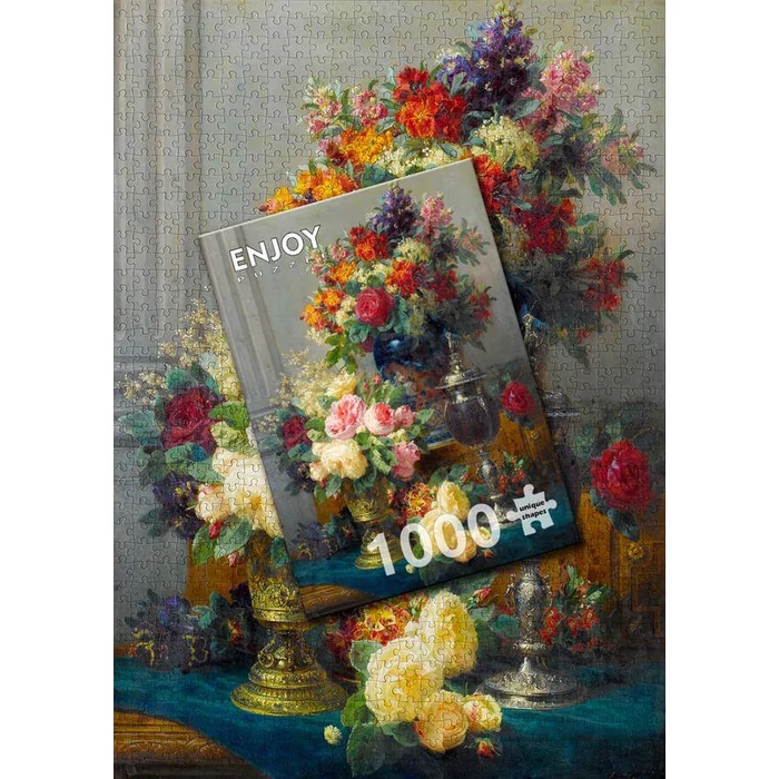 Enjoy Puzzle - 1527 - Spring Flowers with Chalices - 1000 db-os puzzle