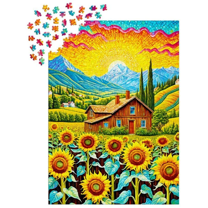 Enjoy Puzzle - 2145 - Sunflower House - 1000 db-os puzzle