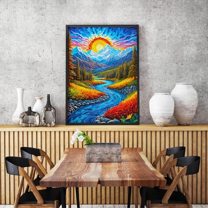 Enjoy Puzzle - 2154 - Sunrise Landscape - 1000 db-os puzzle