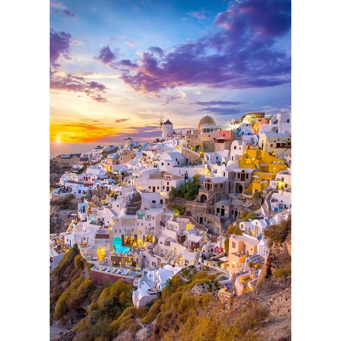 Enjoy Puzzle - 1260 - Sunset over Santorini - 1000 db-os puzzle