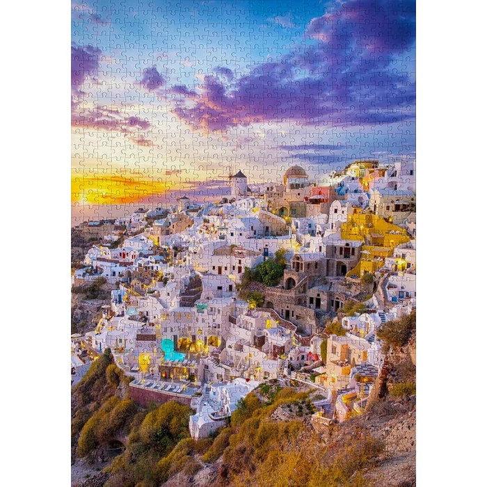 Enjoy Puzzle - 1260 - Sunset over Santorini - 1000 db-os puzzle
