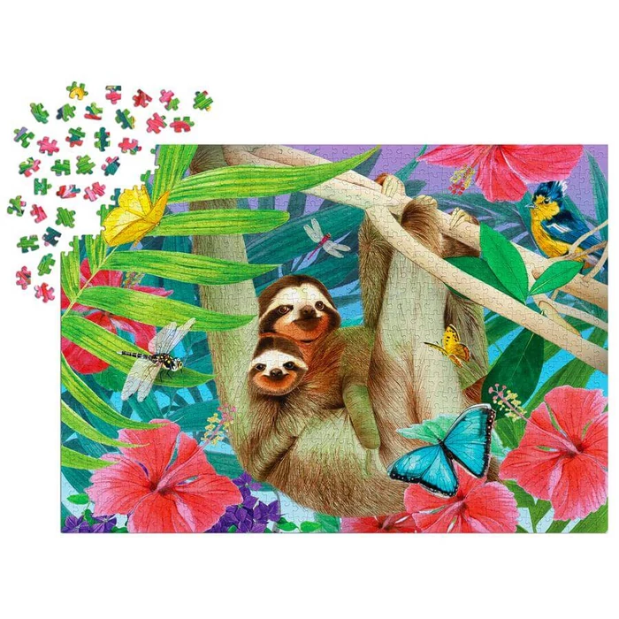 Enjoy Puzzle - 1919 - Sweet Sloths - 1000 db-os puzzle