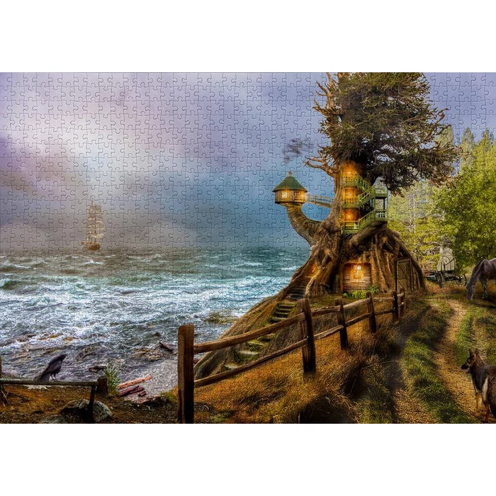 Enjoy Puzzle - 1611 - The Magic Lighthouse - 1000 db-os puzzle