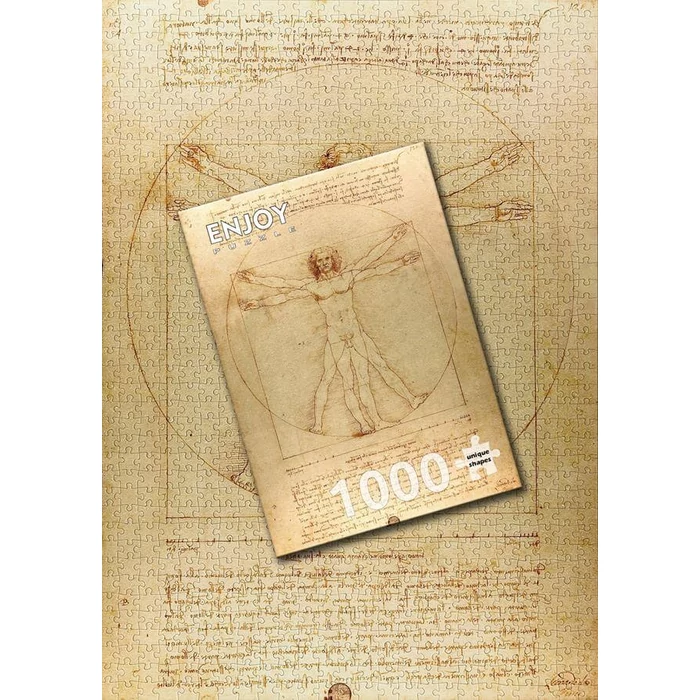 Enjoy Puzzle - 1557 - The Vitruvian Man - 1000 db-os puzzle