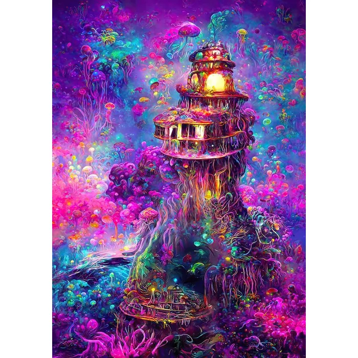 Enjoy Puzzle - 2216 - Underwater Lighthouse - 1000 db-os puzzle