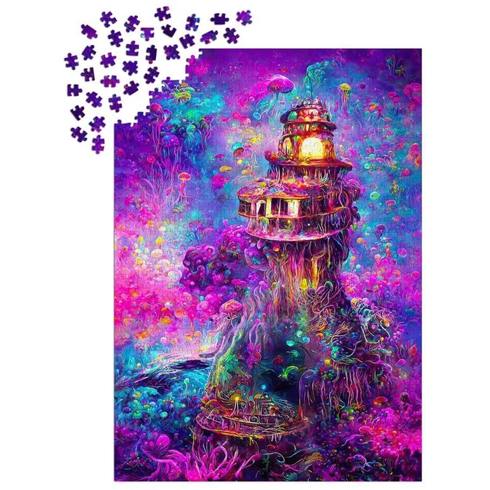Enjoy Puzzle - 2216 - Underwater Lighthouse - 1000 db-os puzzle