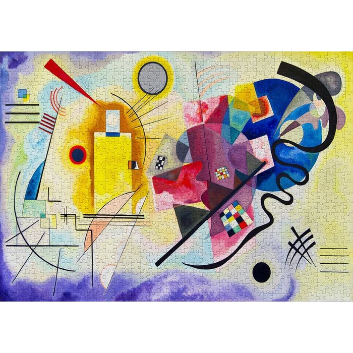 Enjoy Puzzle - 1212 - Vassily Kandinsky: Yellow Red Blue - 1000 db-os puzzle