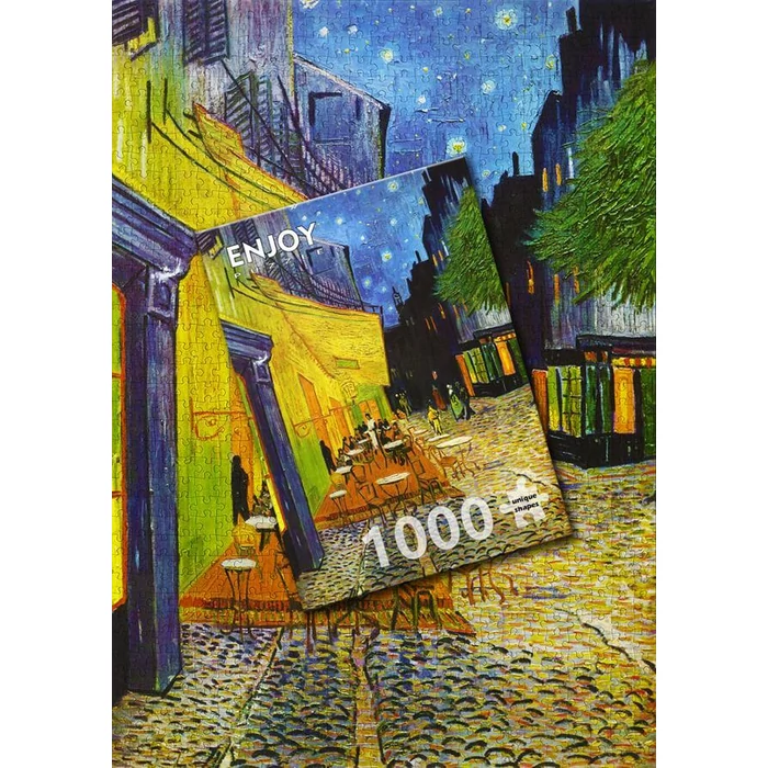 Enjoy Puzzle - 1101 - Vincent Van Gogh: Cafe Terrace at Night - 1000 db-os puzzle