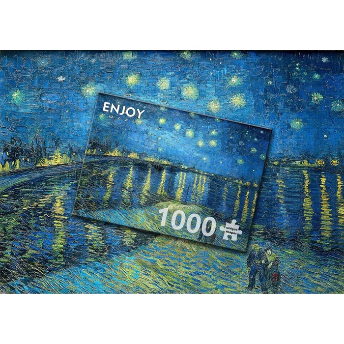 Enjoy Puzzle - 1140 - Vincent Van Gogh: Starry Night Over Rhone - 1000 db-os puzzle