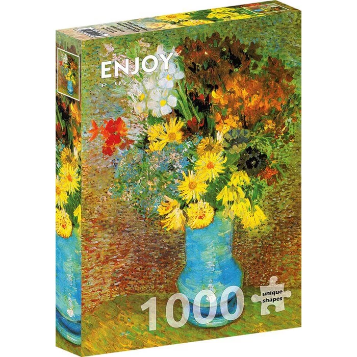 Enjoy Puzzle - 1158 - Vincent Van Gogh: Vase with Daisies and Anemones - 1000 db-os puzzle