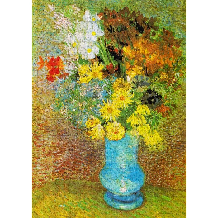 Enjoy Puzzle - 1158 - Vincent Van Gogh: Vase with Daisies and Anemones - 1000 db-os puzzle