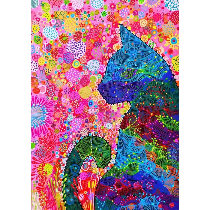 Enjoy Puzzle - 2127 - Wandering Cat - 2000 db-os puzzle