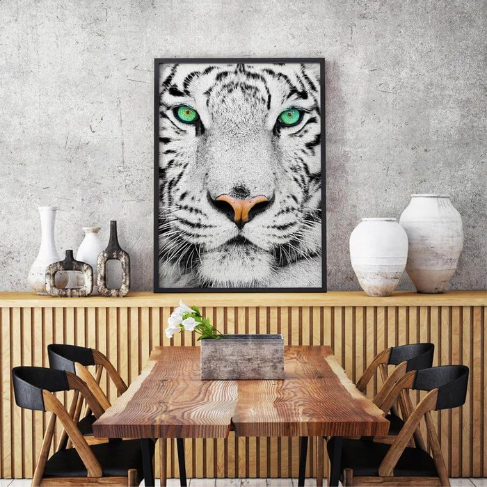 Enjoy Puzzle - 1257 - White Siberian Tiger - 1000 db-os puzzle