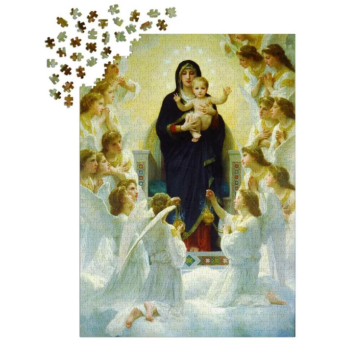 Enjoy Puzzle - 1116 - William Bouguereau: The Virgin With Angels - 1000 db-os puzzle