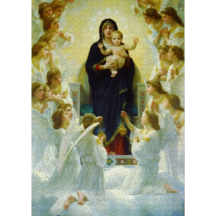 Enjoy Puzzle - 1116 - William Bouguereau: The Virgin With Angels - 1000 db-os puzzle
