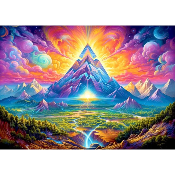 Enjoy Puzzle - 2230 - Woodland Pyramids - 1000 db-os puzzle