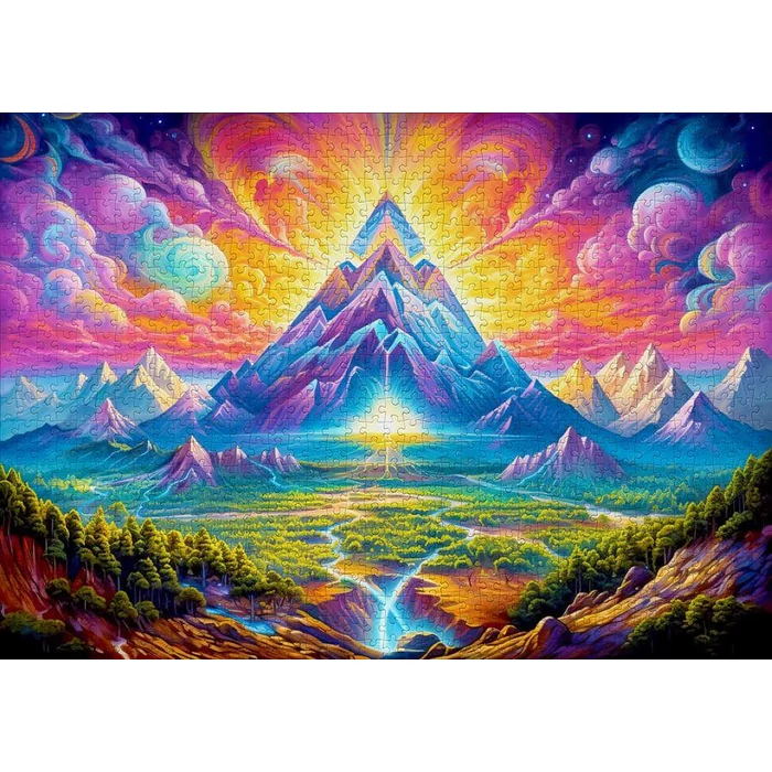Enjoy Puzzle - 2230 - Woodland Pyramids - 1000 db-os puzzle