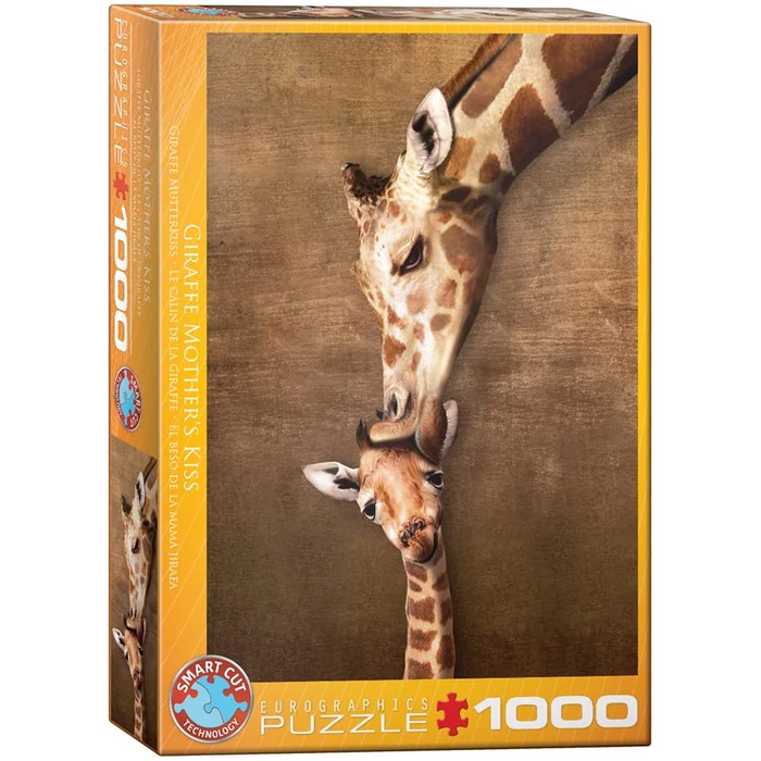 EuroGraphics 6000-0301- Giraffe Mother's Kiss - 1000 db-os puzzle