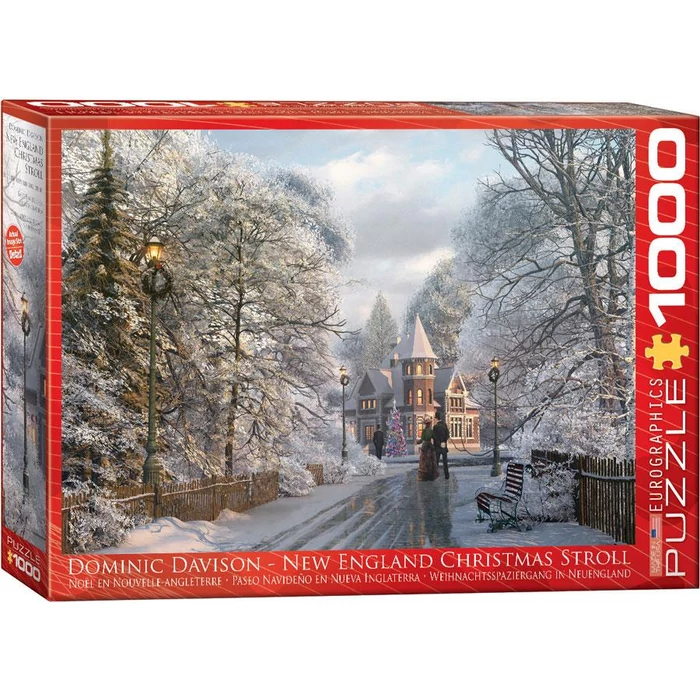 EuroGraphics 6000-0425 -  New England Christmas Stroll, Dominic Davidson - 1000 db-os puzzle
