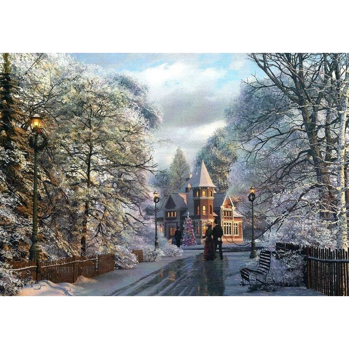 EuroGraphics 6000-0425 -  New England Christmas Stroll, Dominic Davidson - 1000 db-os puzzle