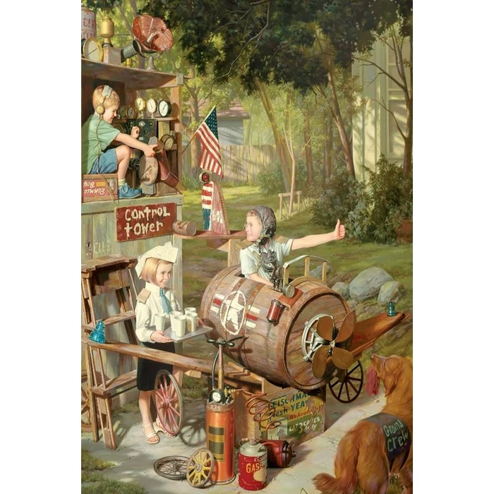 EuroGraphics 6000-0440 - The Barnstormers, Byerley - 1000 db-os puzzle