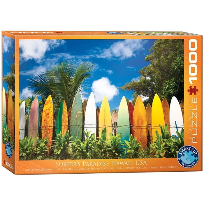 EuroGraphics 6000-0550 - Surfer's Paradise, Hawaii - 1000 db-os puzzle