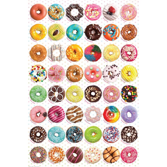 EuroGraphics 6000-0585 - Donuts - 1000 db-os puzzle
