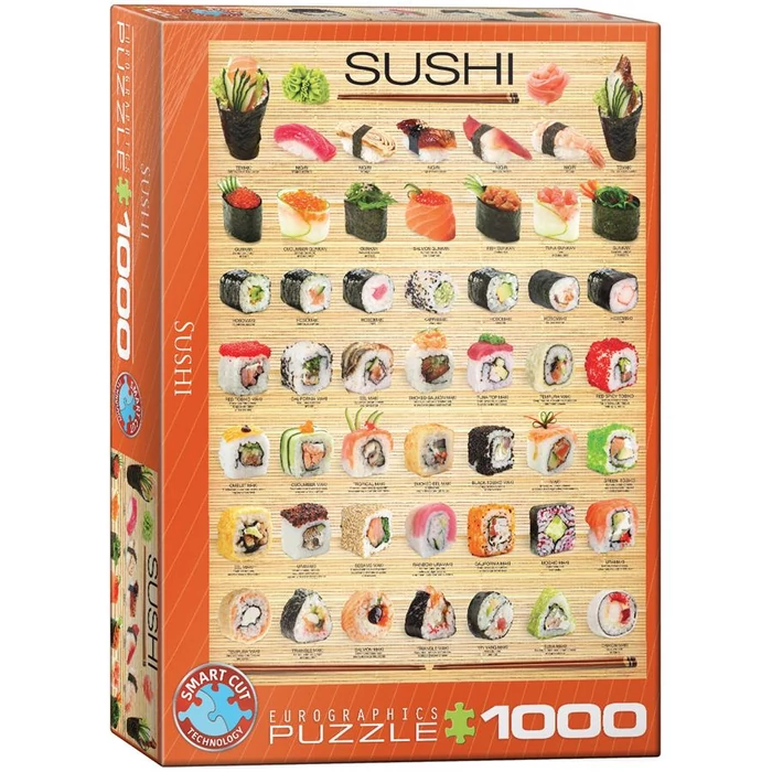 EuroGraphics 6000-0597 - Sushi - 1000 db-os puzzle