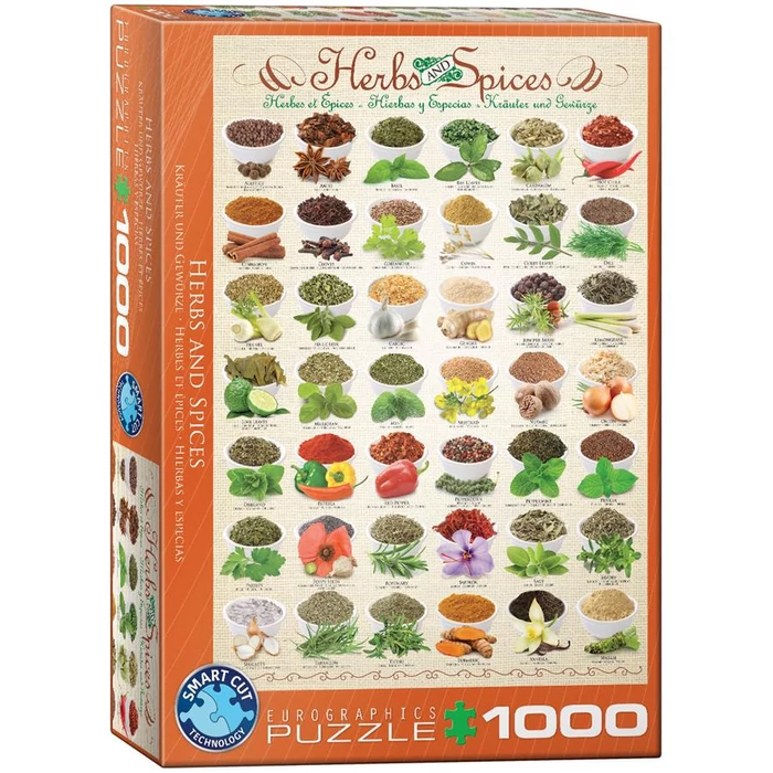 EuroGraphics 6000-0598 - Herbs and Spices - 1000 db-os puzzle