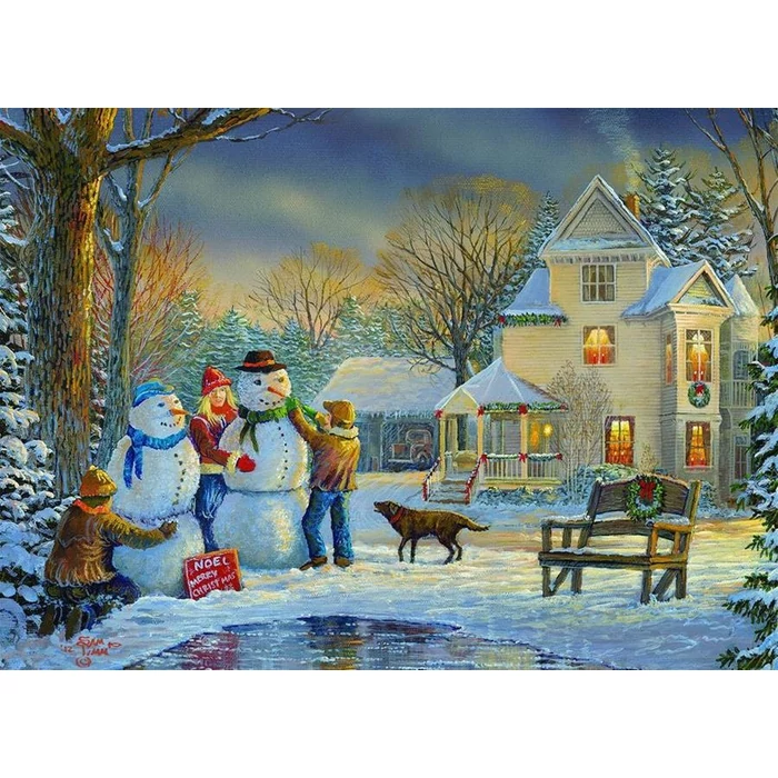 EuroGraphics 6000-0607- Snow Creations, Sam Timm - 1000 db-os puzzle