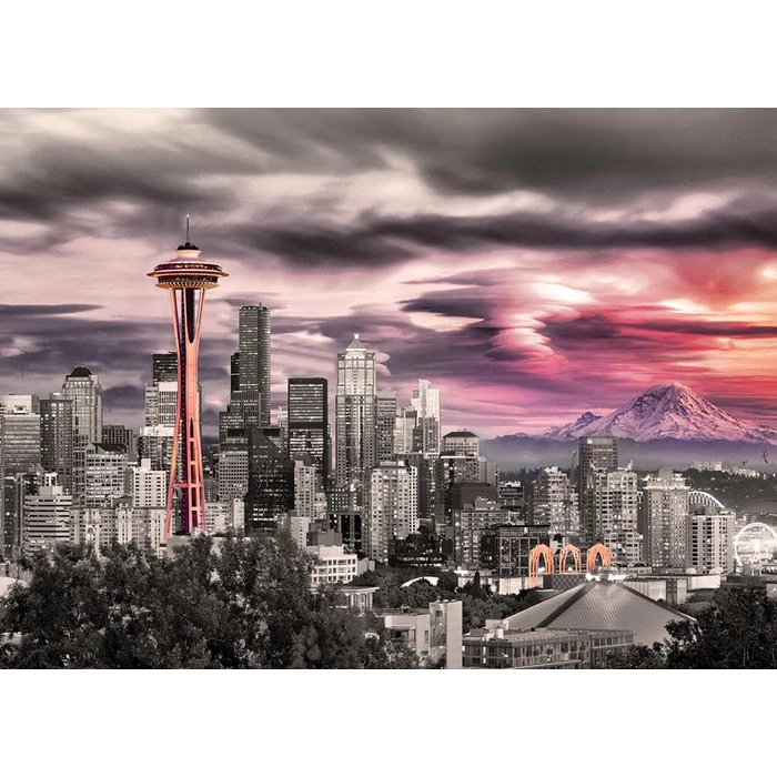 EuroGraphics 6000-0660 - Seattle, City Skyline - 1000 db-os puzzle