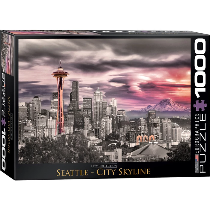 EuroGraphics 6000-0660 - Seattle, City Skyline - 1000 db-os puzzle