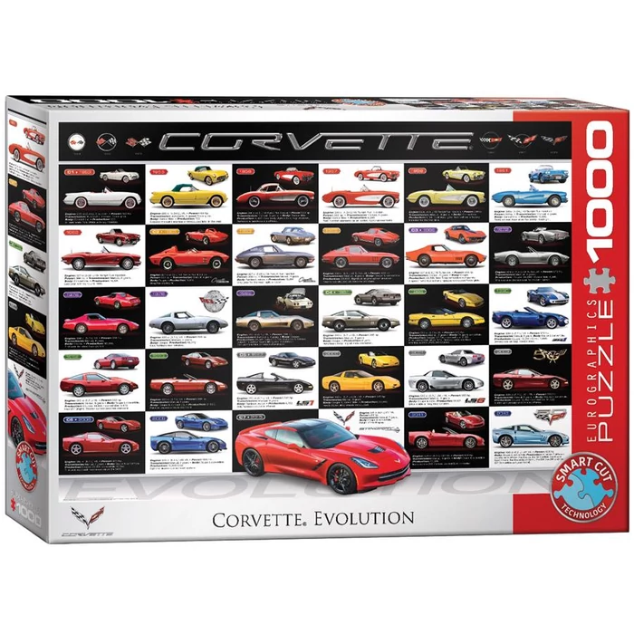 EuroGraphics 6000-0683 - Corvette evolúció - 1000 db-os puzzle