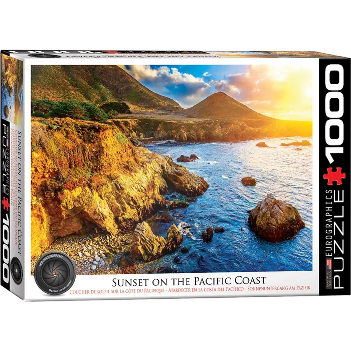 EuroGraphics 6000-0691 - Sunset on the Pacific Coast - 1000 db-os puzzle