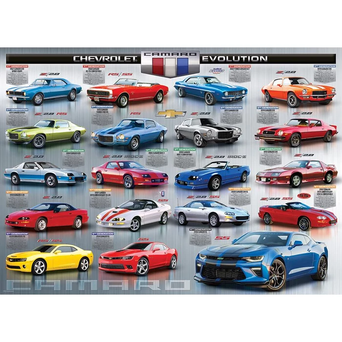 EuroGraphics 6000-0733 - Chevrolet Camaro Evolution - 1000 db-os puzzle