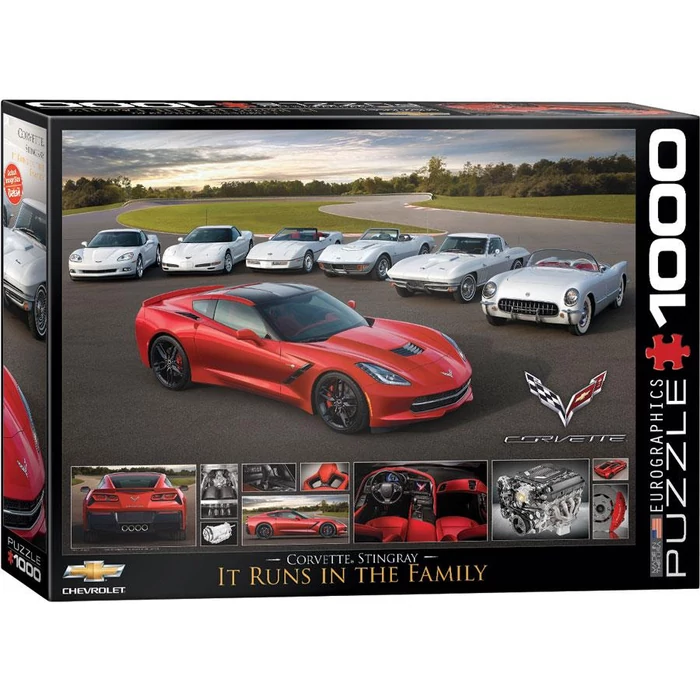 EuroGraphics 6000-0736 - Chevrolet Corvette Stingray - 1000 db-os puzzle