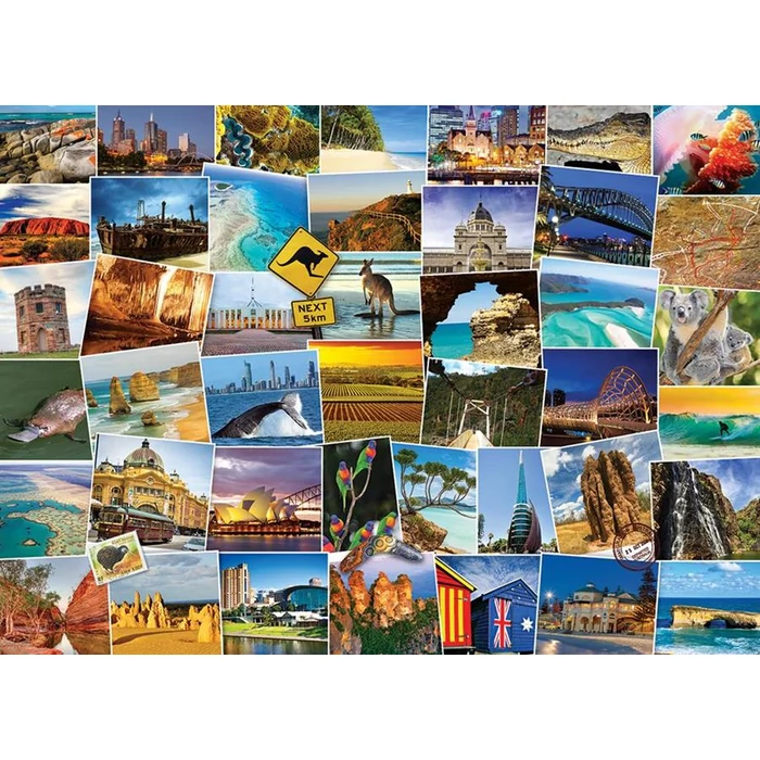 EuroGraphics 6000-0753 - Globetrotter, Australia - 1000 db-os puzzle