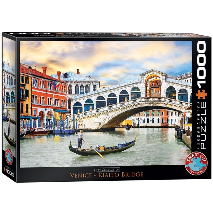 EuroGraphics 6000-0766 - Rialto Bridge, Venice - 1000 db-os puzzle