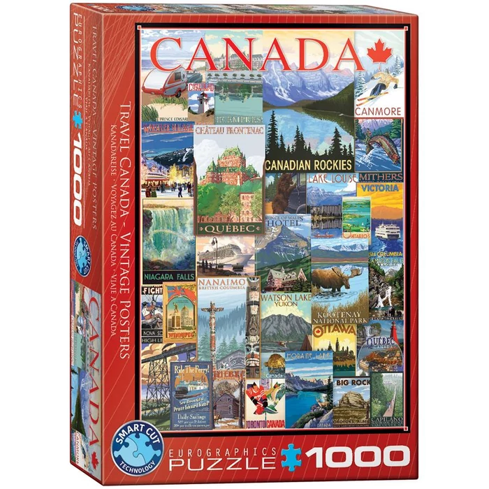 EuroGraphics 6000-0778 - Travel  Canada - 1000 db-os puzzle