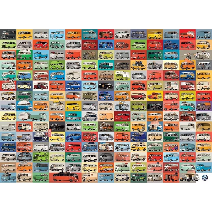 EuroGraphics 6000-0783 - The VW Groovy Bus - 1000 db-os puzzle