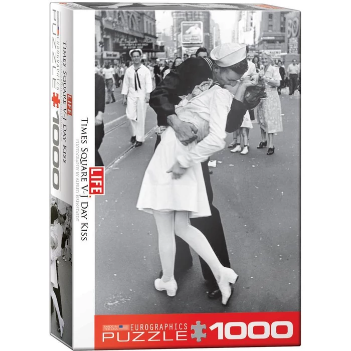 EuroGraphics 6000-0820 - Times Square V-J Day Kiss - 1000 db-os puzzle