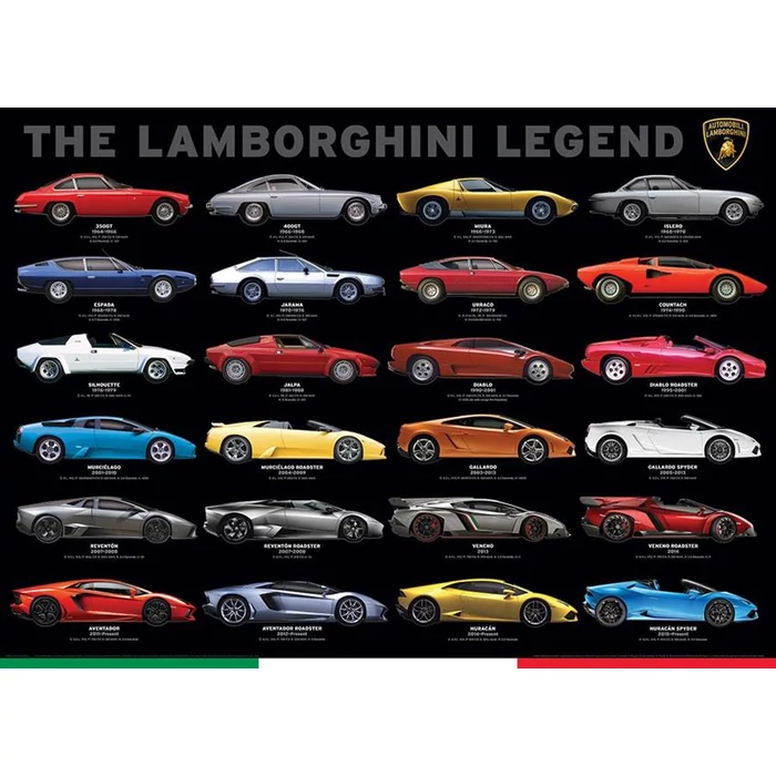EuroGraphics 6000-0822 - The Lamborghini Legend - 1000 db-os puzzle