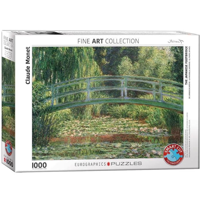 EuroGraphics 6000-0827 - The Japanase Footbridge, Monet - 1000 db-os puzzle