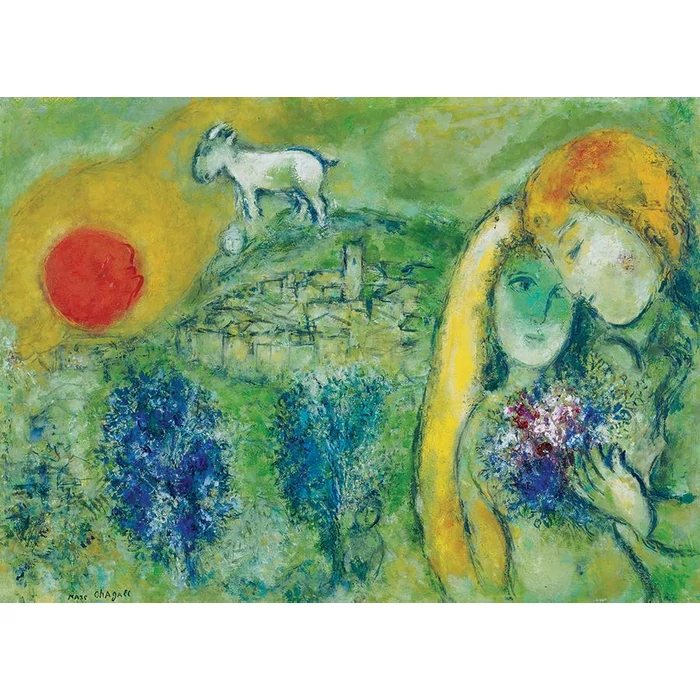 EuroGraphics 6000-0848 - The Lovers of Vence, Chagall - 1000 db-os puzzle