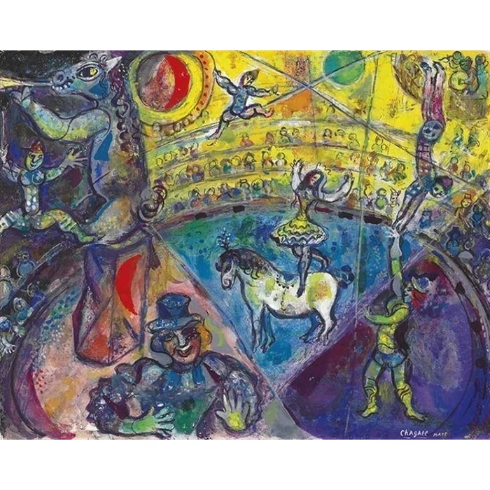 EuroGraphics 6000-0851 - The Circus Horse, Chagall - 1000 db-os puzzle