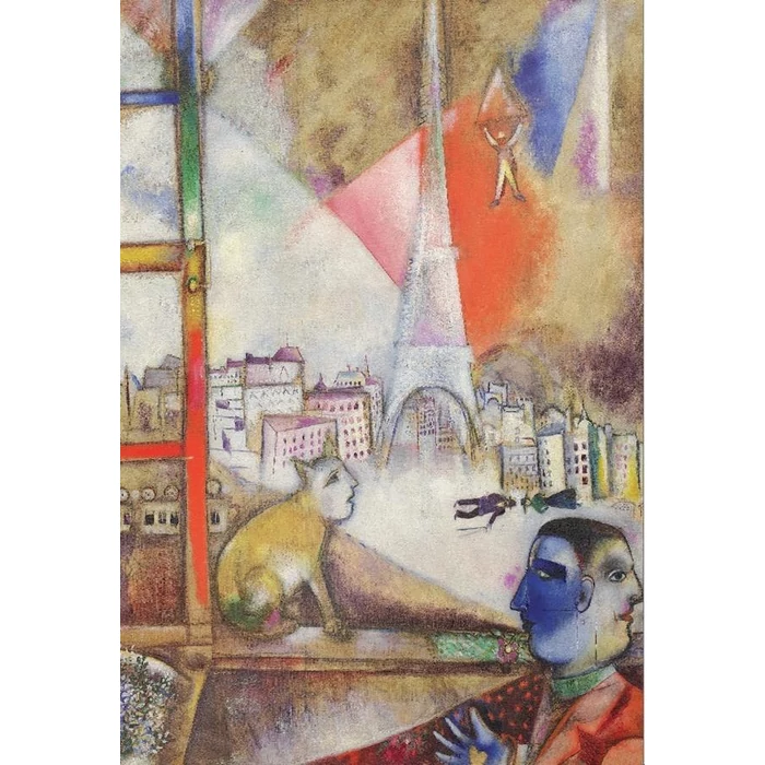 EuroGraphics 6000-0853 - Paris Through the Window, Chagall - 1000 db-os puzzle