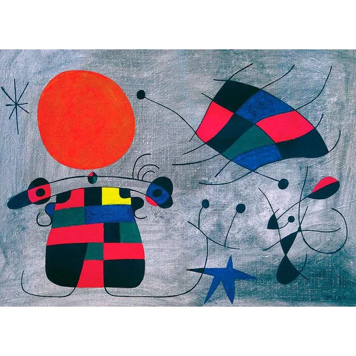EuroGraphics 6000-0856 - The Smile of the Flamboyant Wings, Miró - 1000 db-os puzzle