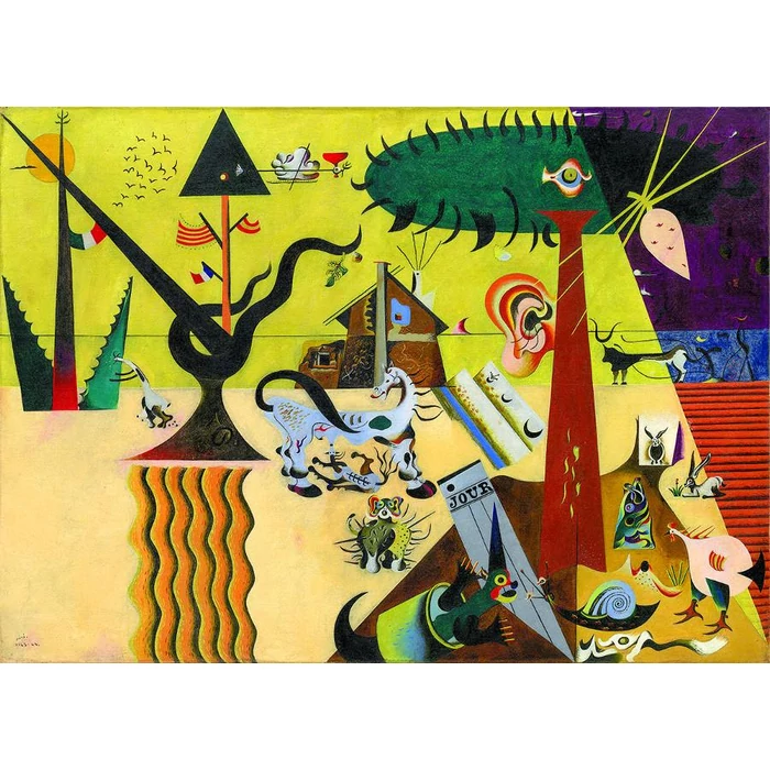 EuroGraphics 6000-0858 - The Tilled Field, Miró - 1000 db-os puzzle
